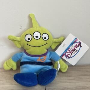 NEW The Disney Store Plush Mini Bean Bag Alien 8” Toy Story Vintage Pixar WDW